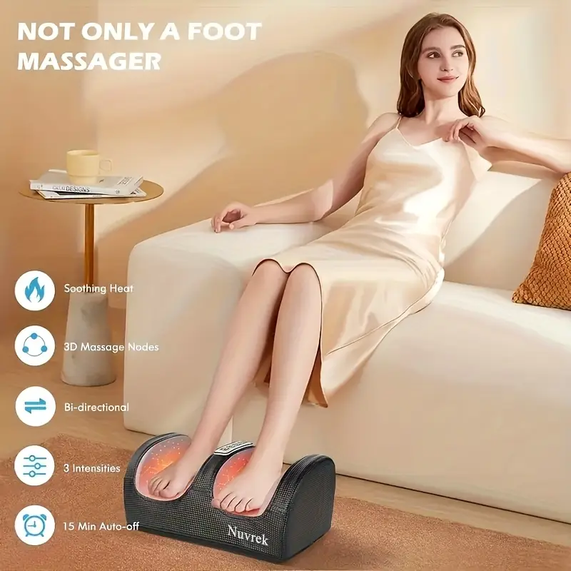 nuvrek foot massager with heat & compression – circulation and relaxation machine for home spa | ergonomic design, easy to clean, premium materials | ideal gift for father’s day, mother’s day & wellness enthusiasts nuvrek foot massager with heat & compression – circulation and relaxation machine for home spa | ergonomic design, easy to clean, premium materials | ideal gift for father’s day, mother’s day & wellness enthusiasts