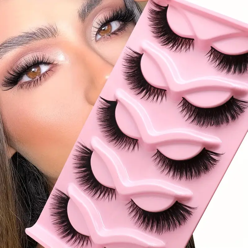 10pcs long cat eye lashes – wispy, thick & dramatic false eyelash set | self adhesive d curl lashes for women | reusable holiday gift lash kit 10pcs long cat eye lashes – wispy, thick & dramatic false eyelash set | self adhesive d curl lashes for women | reusable holiday gift lash kit
