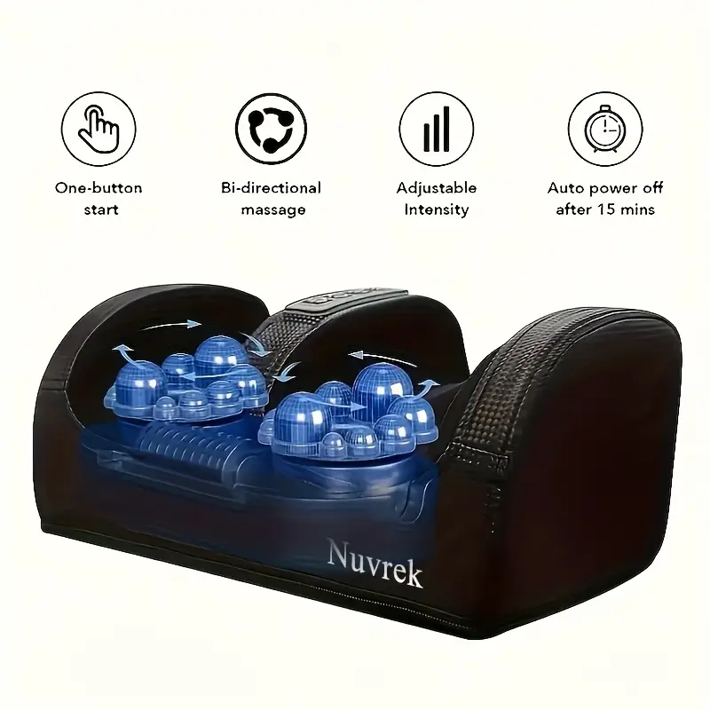 nuvrek foot massager with heat & compression – circulation and relaxation machine for home spa | ergonomic design, easy to clean, premium materials | ideal gift for father’s day, mother’s day & wellness enthusiasts nuvrek foot massager with heat & compression – circulation and relaxation machine for home spa | ergonomic design, easy to clean, premium materials | ideal gift for father’s day, mother’s day & wellness enthusiasts