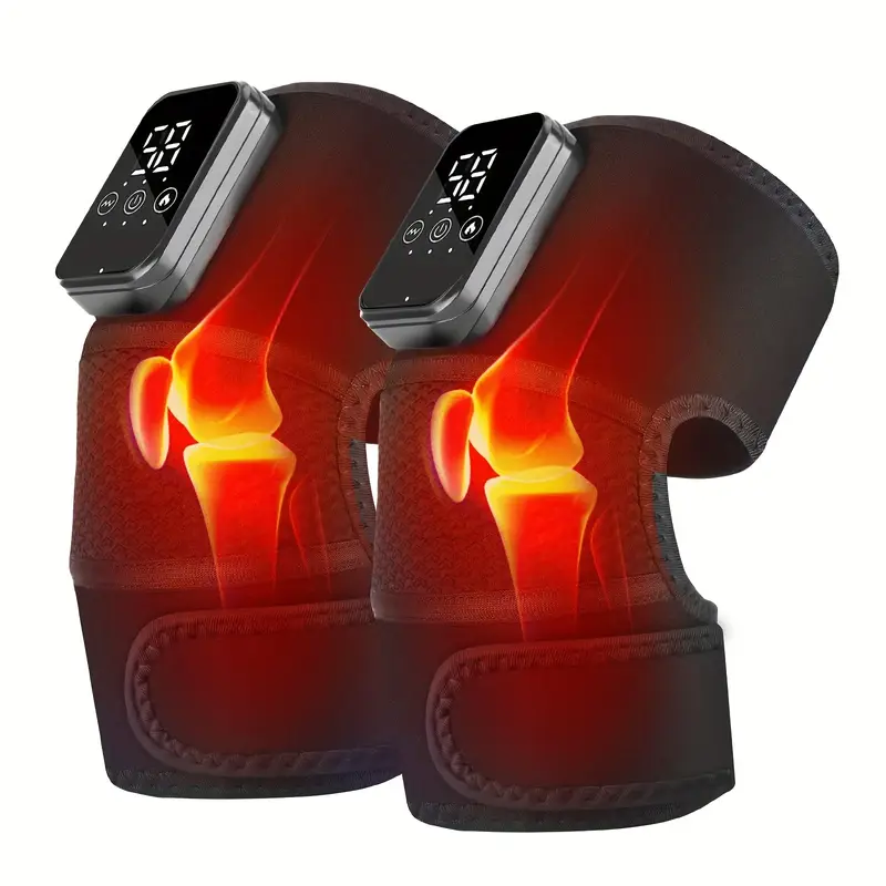 3 in 1 heated knee massager with vibration therapy – wireless adjustable massage pad for knees, shoulders & elbows | 3 level heat & intensity settings, ergonomic design | ideal christmas & halloween gift for family & friends 3 in 1 heated knee massager with vibration therapy – wireless adjustable massage pad for knees, shoulders & elbows | 3 level heat & intensity settings, ergonomic design | ideal christmas & halloween gift for family & friends