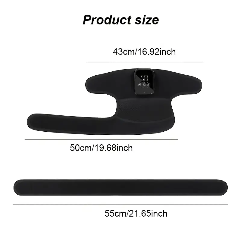 3 in 1 heated knee massager with vibration therapy – wireless adjustable massage pad for knees, shoulders & elbows | 3 level heat & intensity settings, ergonomic design | ideal christmas & halloween gift for family & friends 3 in 1 heated knee massager with vibration therapy – wireless adjustable massage pad for knees, shoulders & elbows | 3 level heat & intensity settings, ergonomic design | ideal christmas & halloween gift for family & friends