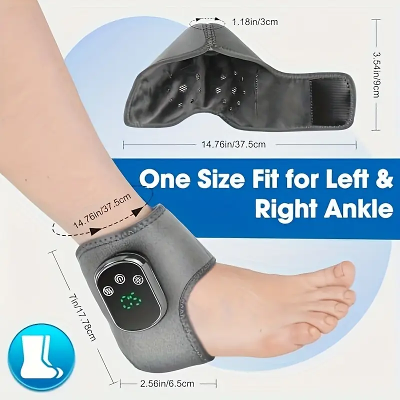 adjustable wireless heating ankle massager – intelligent vibration & temperature control foot massager for men and women | pain relief, relaxation, smart timer function | ideal christmas gift adjustable wireless heating ankle massager – intelligent vibration & temperature control foot massager for men and women | pain relief, relaxation, smart timer function | ideal christmas gift
