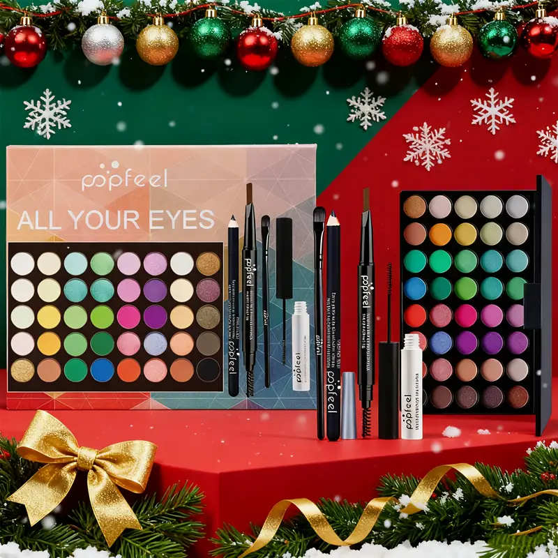 popfeel complete makeup kit gift set – full face makeup essentials for beginners & professionals | all in one beauty set for eyes, lips & face | perfect gift for women, teens & makeup lovers popfeel complete makeup kit gift set – full face makeup essentials for beginners & professionals | all in one beauty set for eyes, lips & face | perfect gift for women, teens & makeup lovers