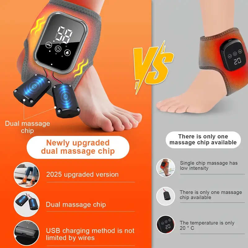 adjustable wireless heating ankle massager – intelligent vibration & temperature control foot massager for men and women | pain relief, relaxation, smart timer function | ideal christmas gift adjustable wireless heating ankle massager – intelligent vibration & temperature control foot massager for men and women | pain relief, relaxation, smart timer function | ideal christmas gift